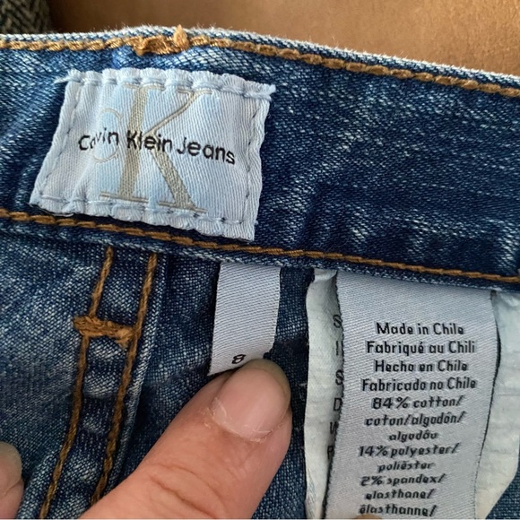 Calvin klein jeans flare leg medium dark denim - Picture 7 of 10